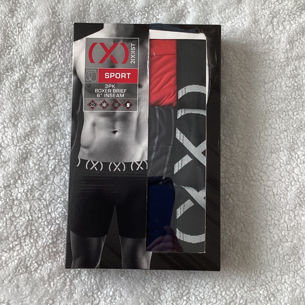New 3 pk boxer brief 6”